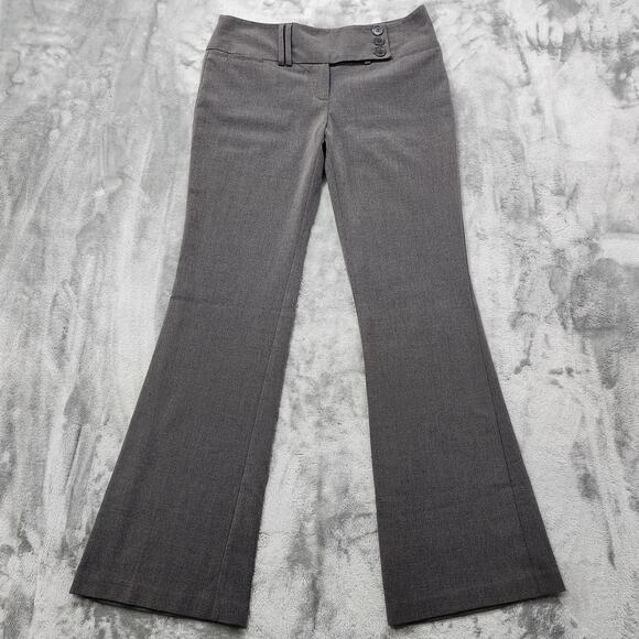 Star City Pants - Vintage Star City Pants Womens 5 Juniors Gray Mid Rise Flare Leg Stretch Office